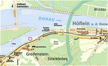 Wasserflche bei Greifenstein, - fr vergrerten Plan hier klicken!